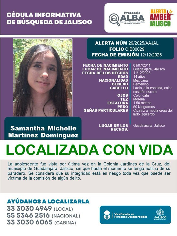 20251215 AMBER Samantha Michelle Martinez Dominguez LOC
