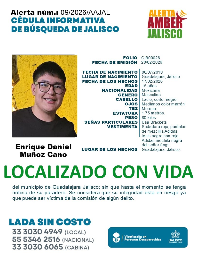 20260223 AMBER Enrique Daniel Muñoz Cano LOC