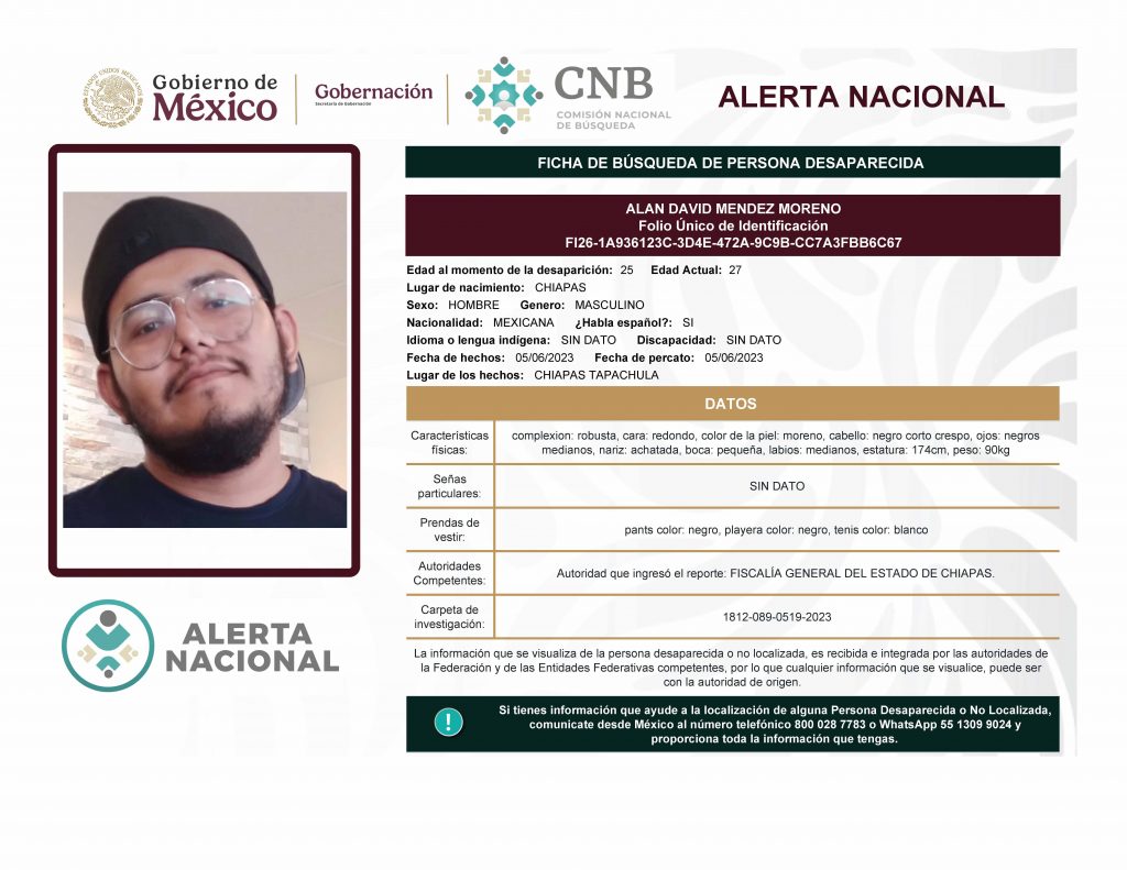 ALAN DAVID MENDEZ MORENO