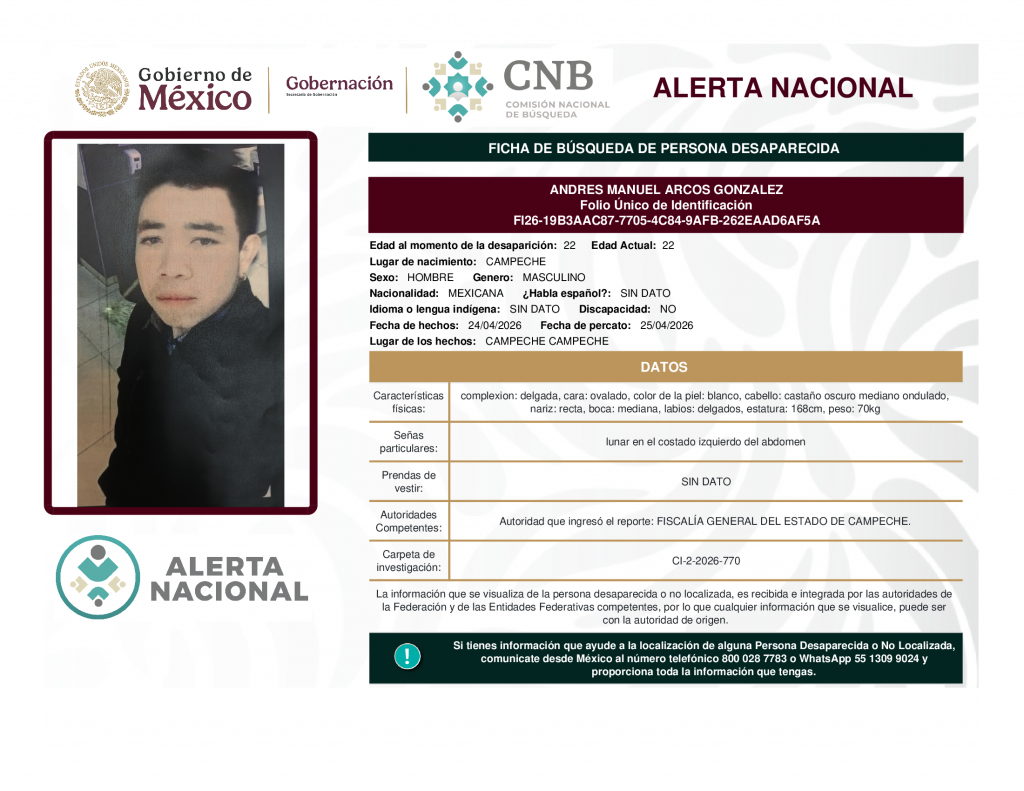 ANDRES MANUEL ARCOS GONZALEZ