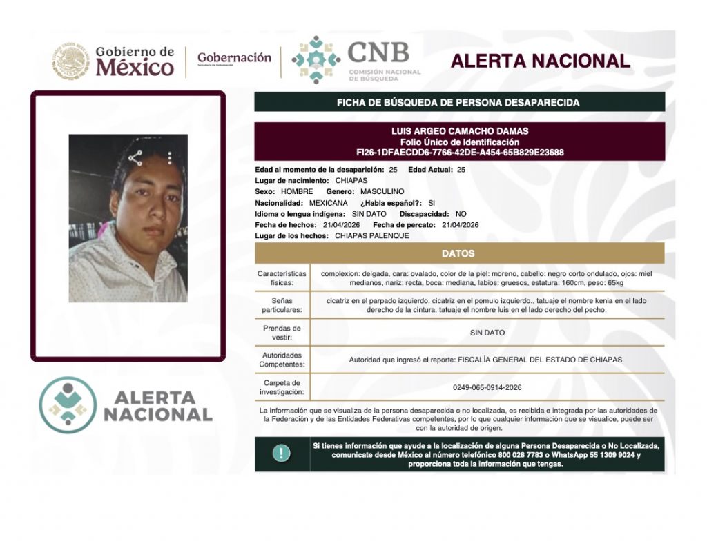 LUIS ARGEO CAMACHO DAMAS