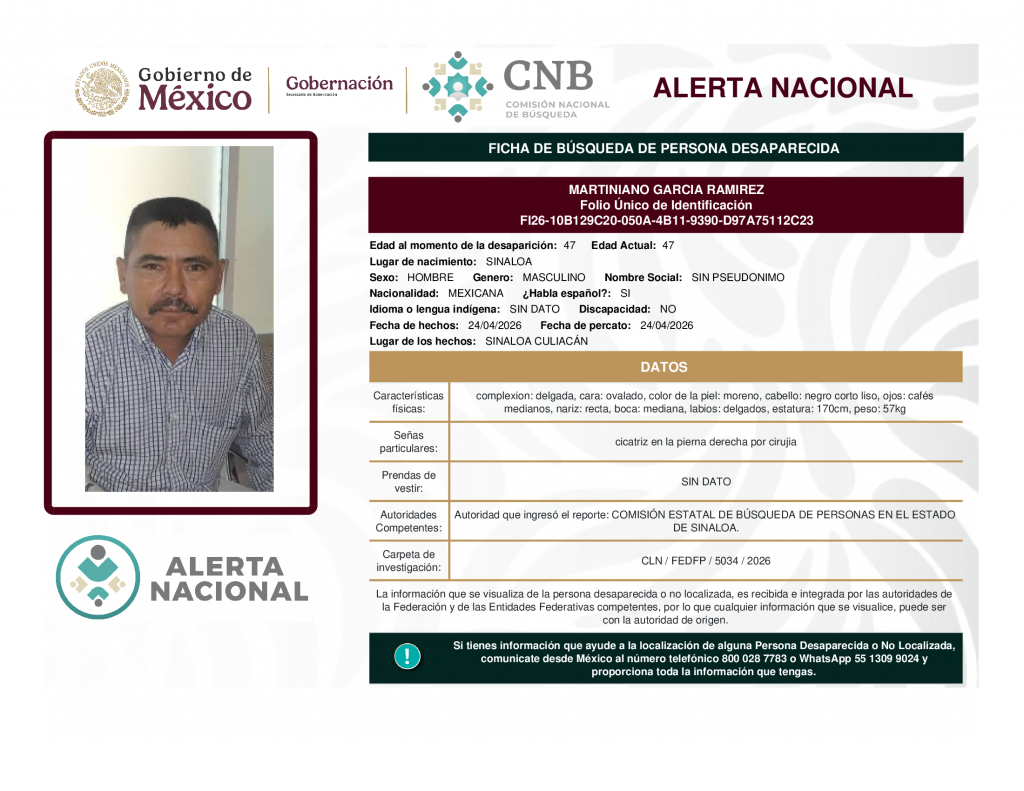 MARTINIANO GARCIA RAMIREZ