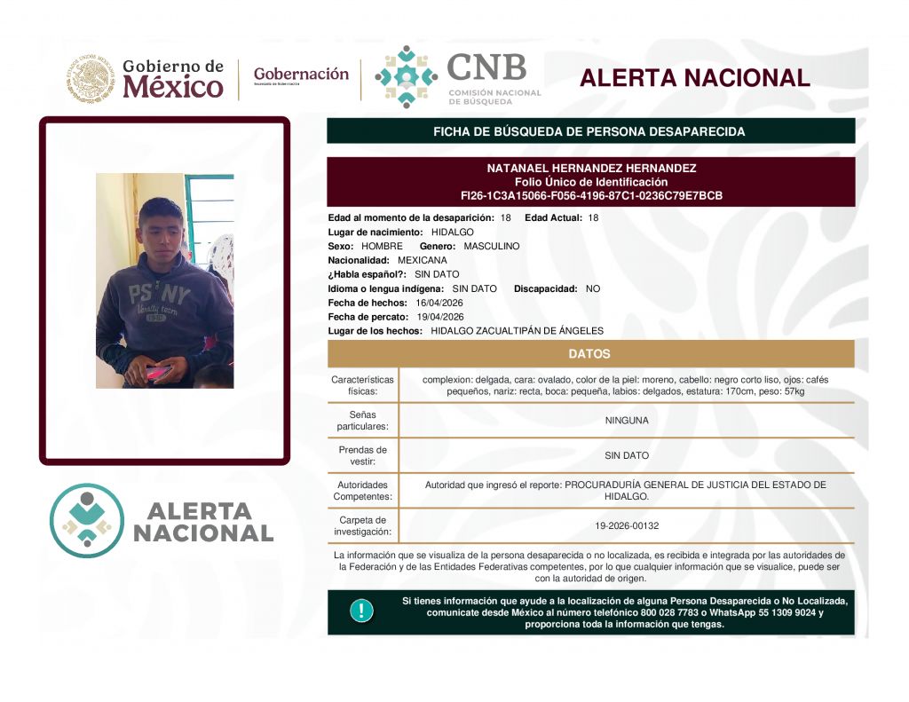 NATANAEL HERNANDEZ HERNANDEZ