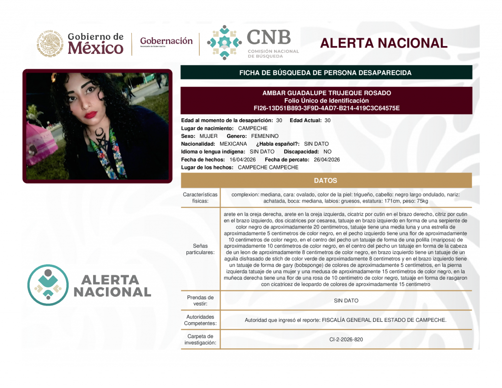 AMBAR GUADALUPE TRUJEQUE ROSADO