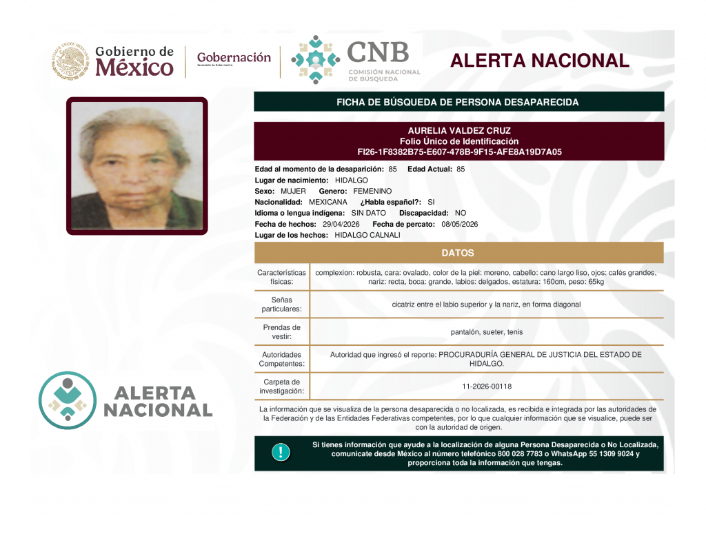 AURELIA VALDEZ CRUZ