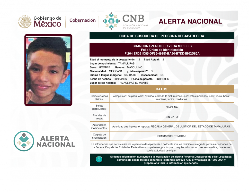 BRANDON EZEQUIEL RIVERA MIRELES