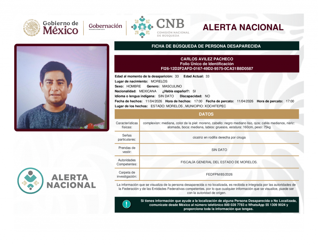 CARLOS AVILEZ PACHECO
