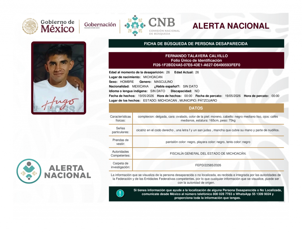 FERNANDO TALAVERA CALVILLO
