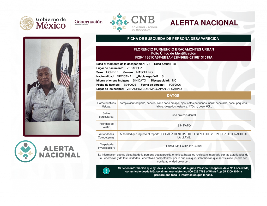 FLORENCIO FURMENCIO BRACAMONTES URBAN