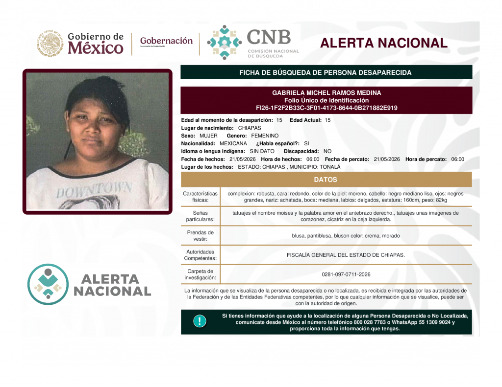 GABRIELA MICHEL RAMOS MEDINA