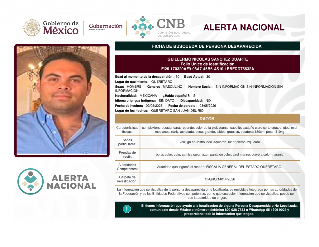 GUILLERMO NICOLAS SANCHEZ DUARTE