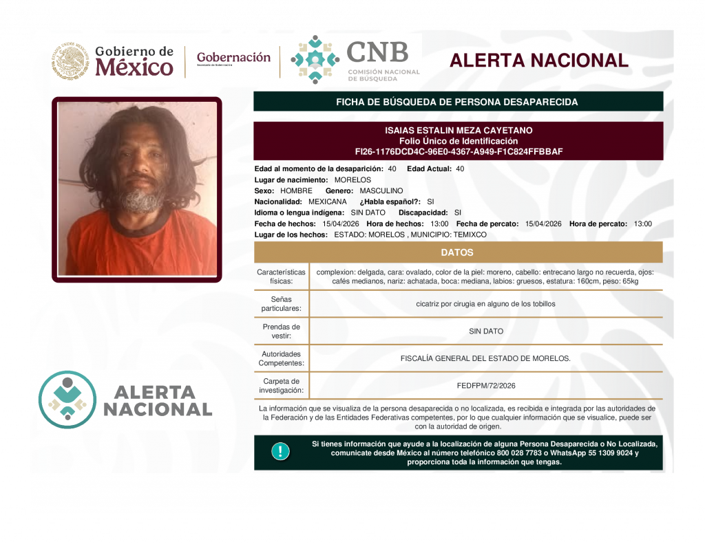 ISAIAS ESTALIN MEZA CAYETANO