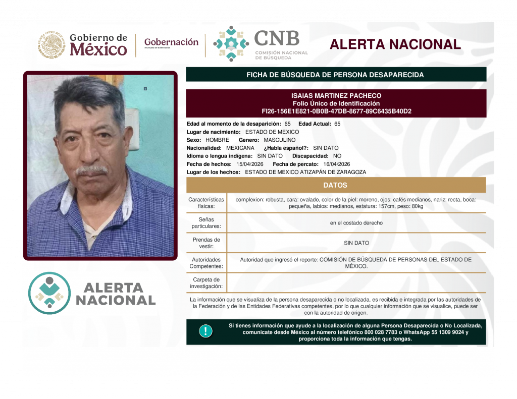 ISAIAS MARTINEZ PACHECO