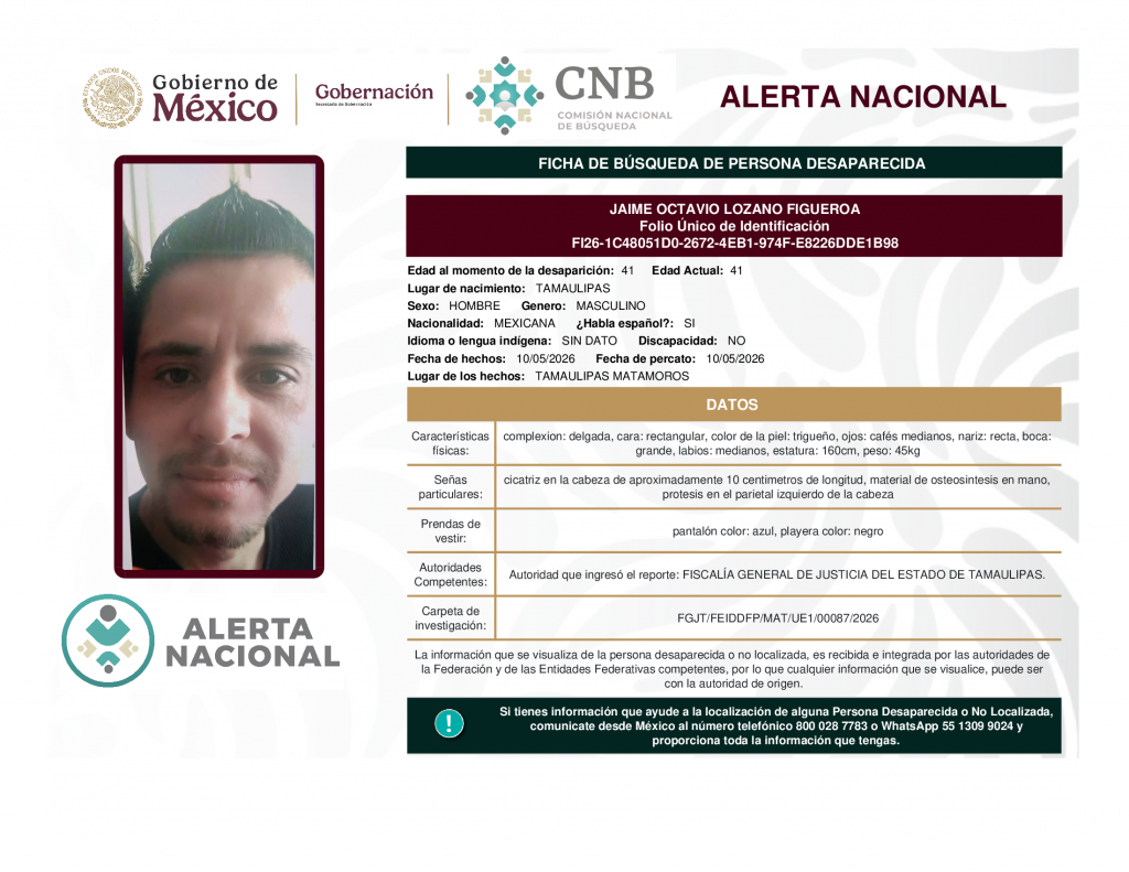 JAIME OCTAVIO LOZANO FIGUEROA