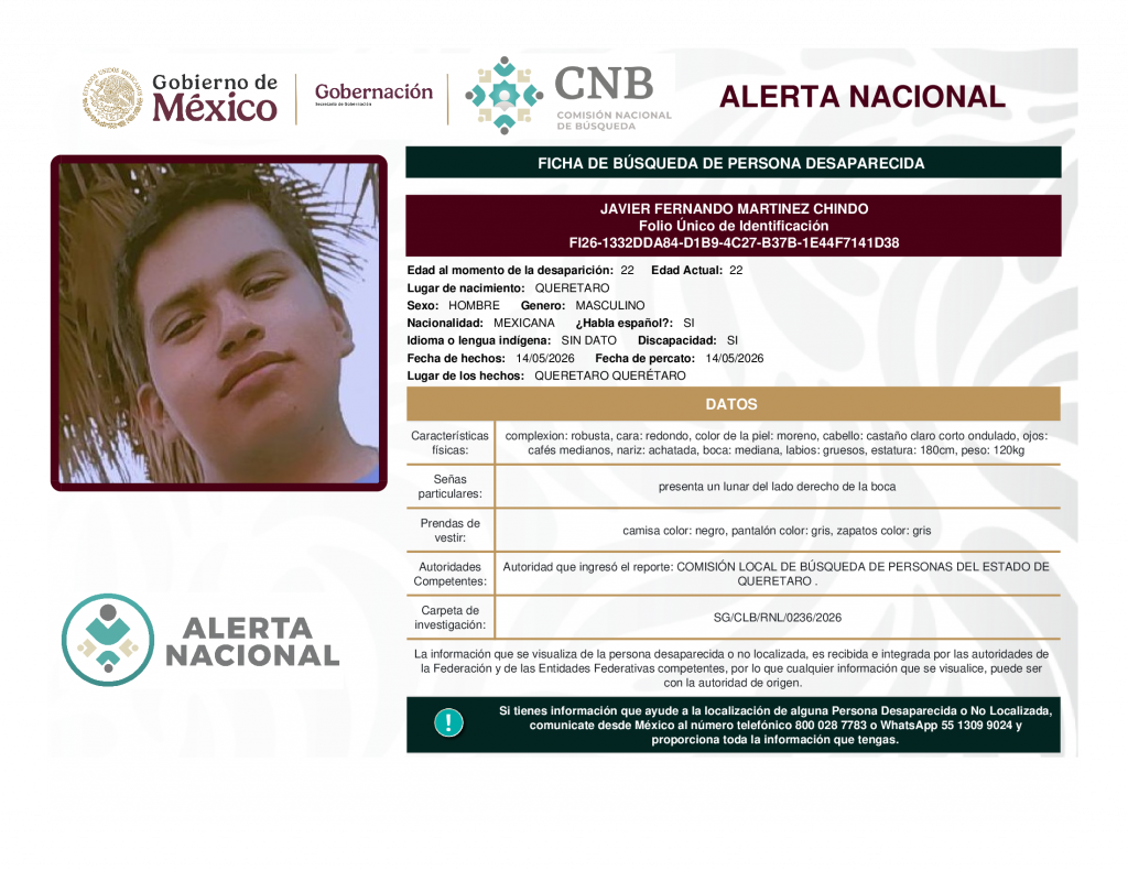 JAVIER FERNANDO MARTINEZ CHINDO