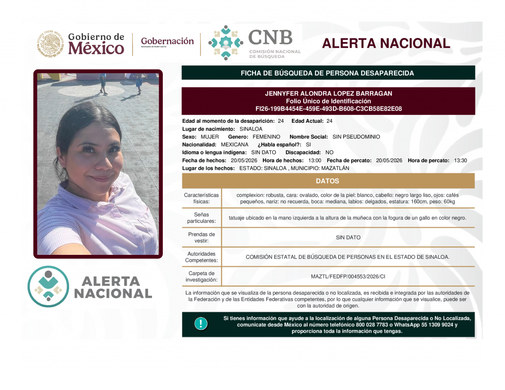 JENNYFER ALONDRA LOPEZ BARRAGAN