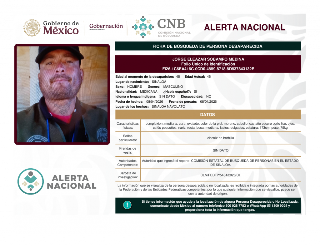 JORGE ELEAZAR SOBAMPO MEDINA