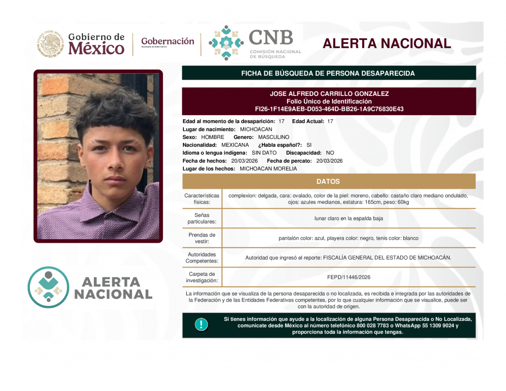 JOSE ALFREDO CARRILLO GONZALEZ