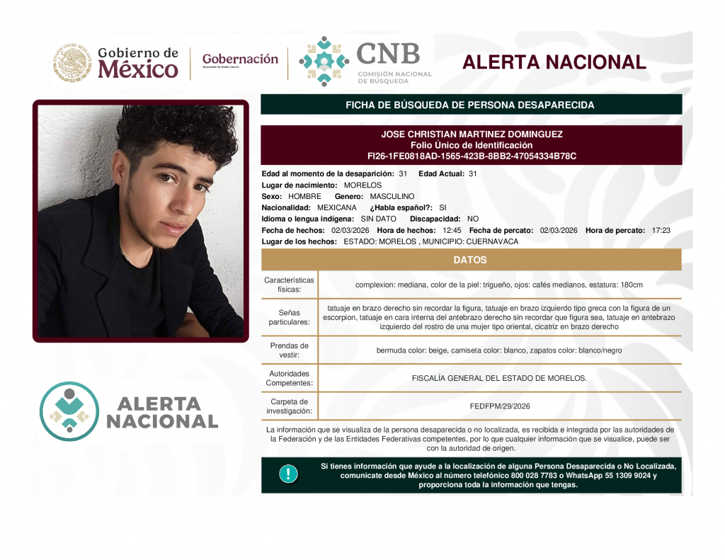 JOSE CHRISTIAN MARTINEZ DOMINGUEZ