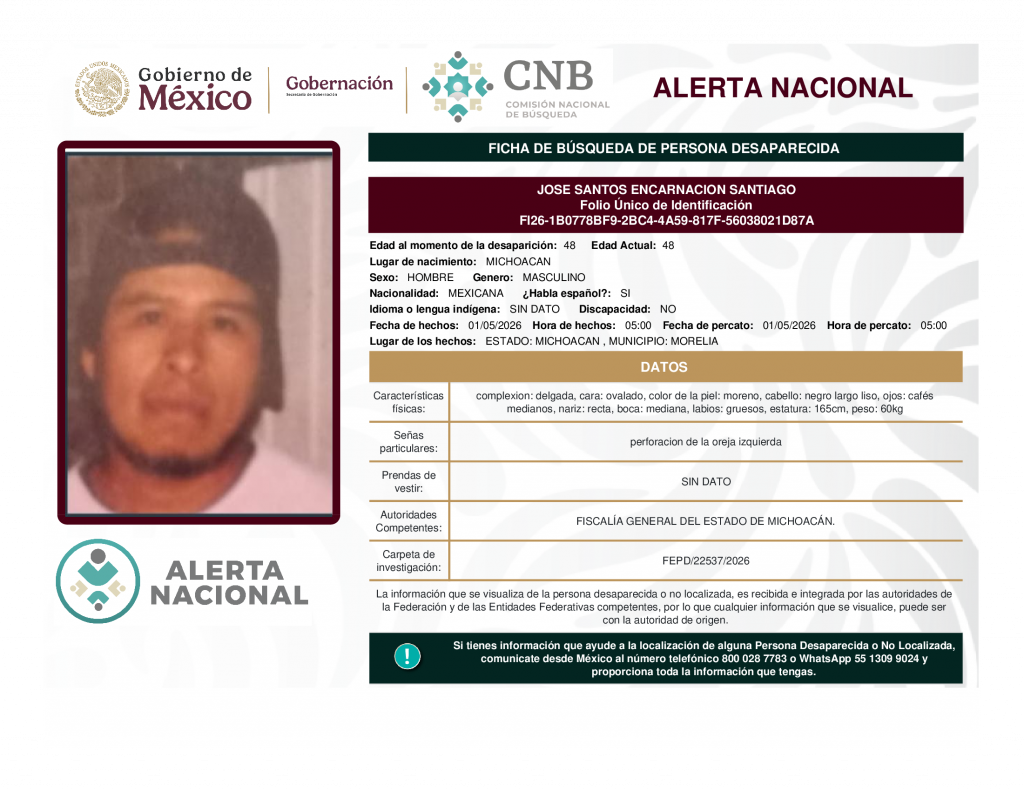 JOSE SANTOS ENCARNACION SANTIAGO