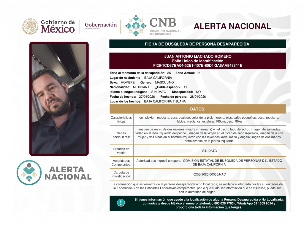 JUAN ANTONIO MACHADO ROMERO