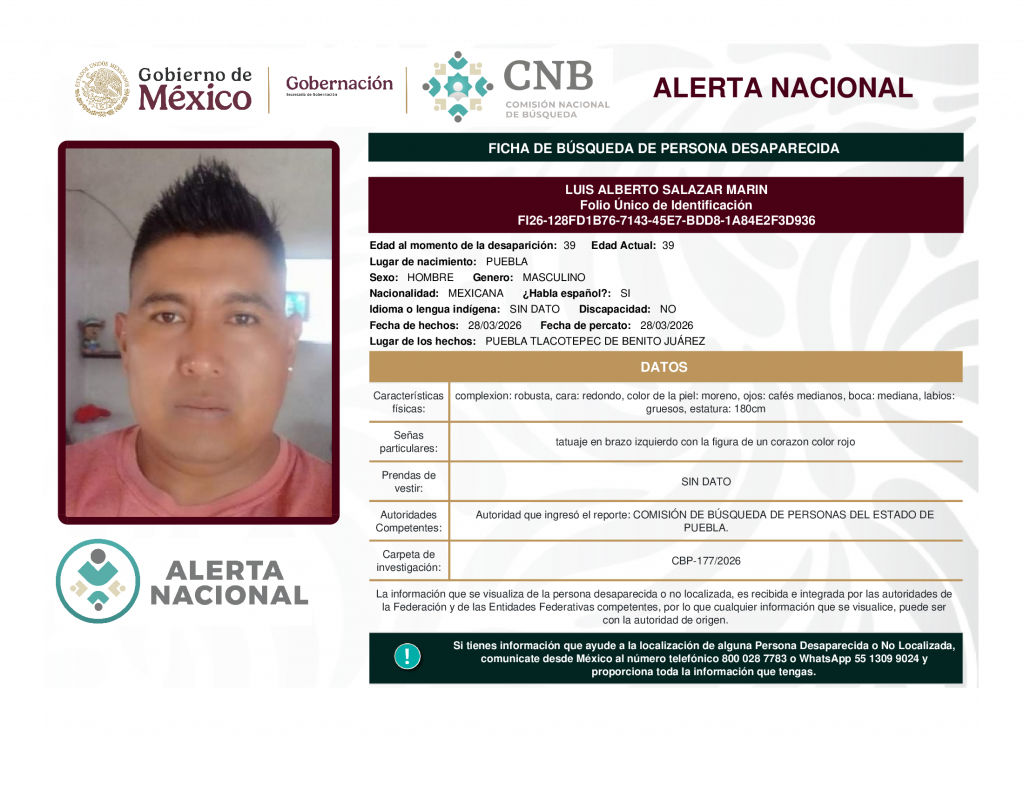 LUIS ALBERTO SALAZAR MARIN