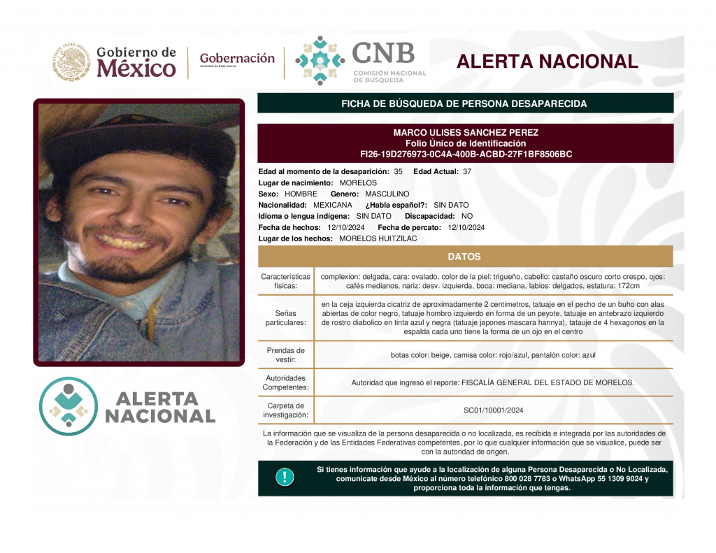 MARCO ULISES SANCHEZ PEREZ