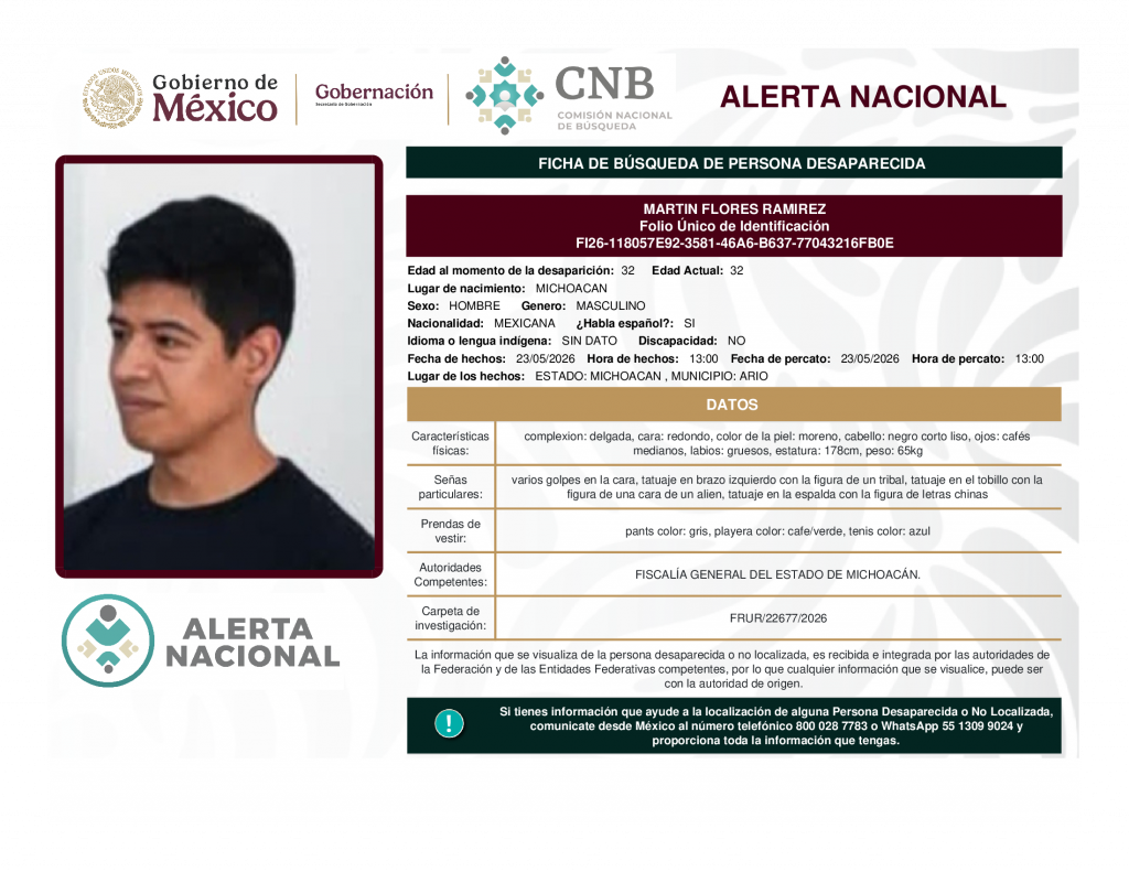 MARTIN FLORES RAMIREZ
