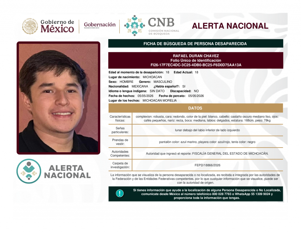 RAFAEL DURAN CHAVEZ