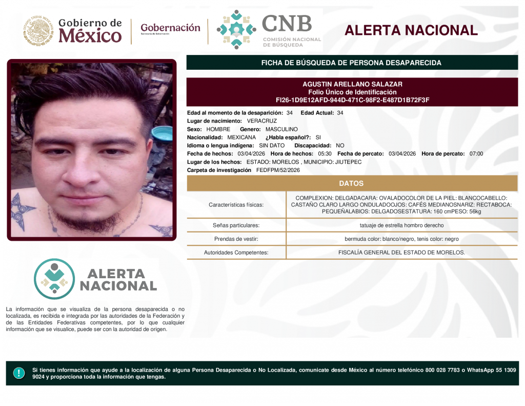 AGUSTIN ARELLANO SALAZAR