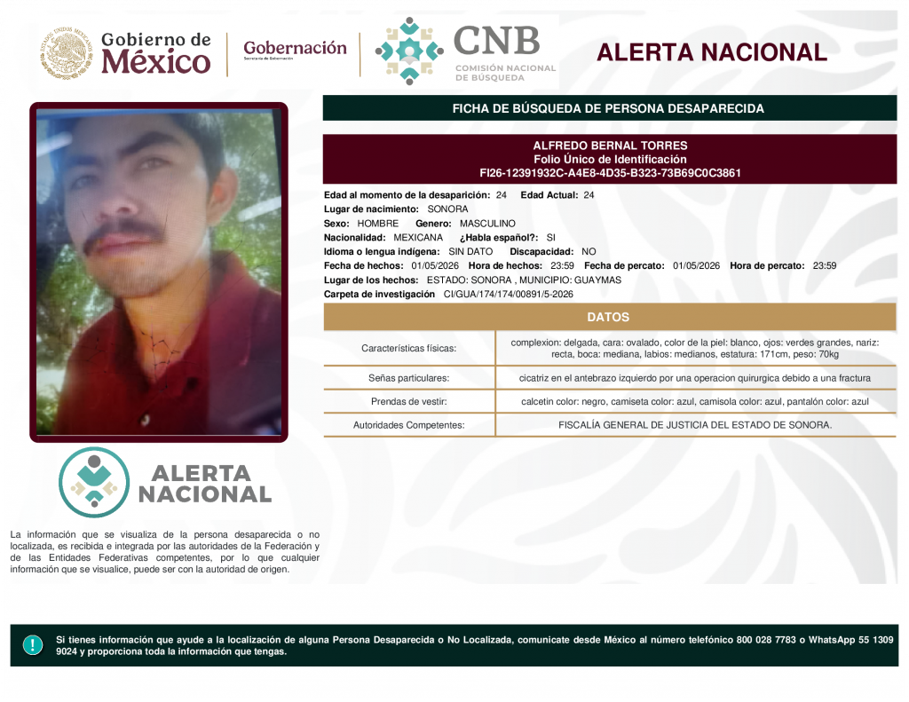 ALFREDO BERNAL TORRES