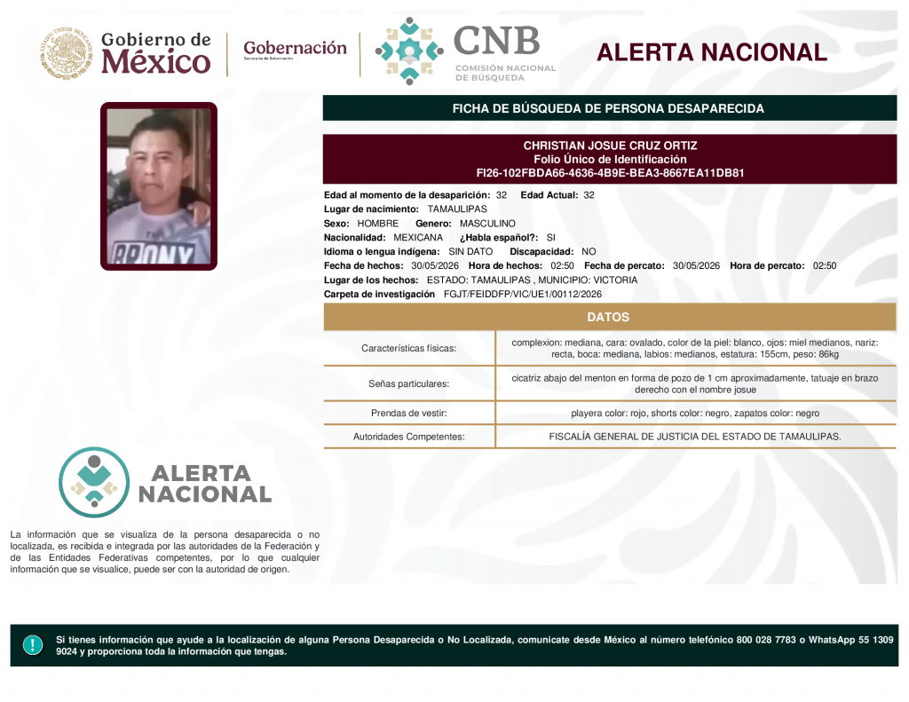 CHRISTIAN JOSUE CRUZ ORTIZ