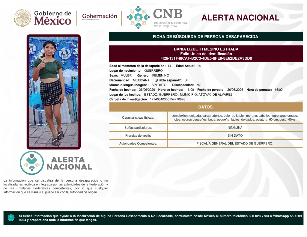 DANIA LIZBETH MESINO ESTRADA