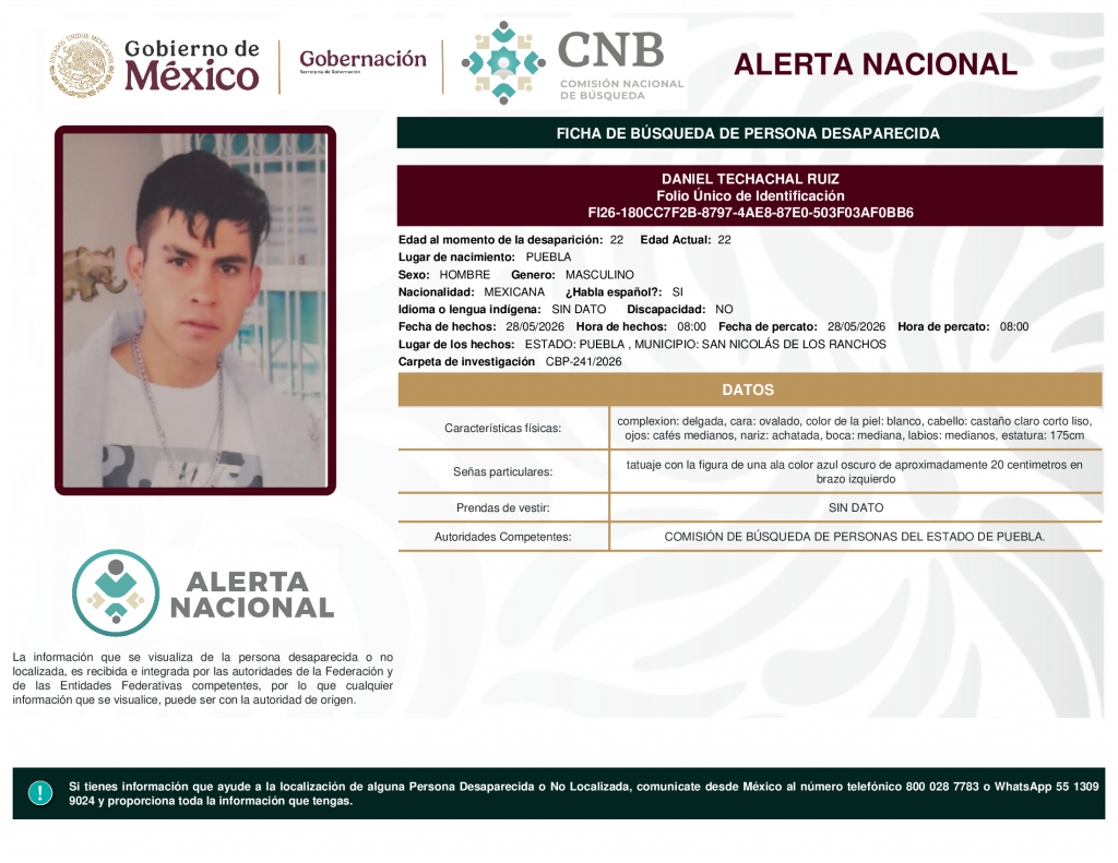 DANIEL TECHACHAL RUIZ