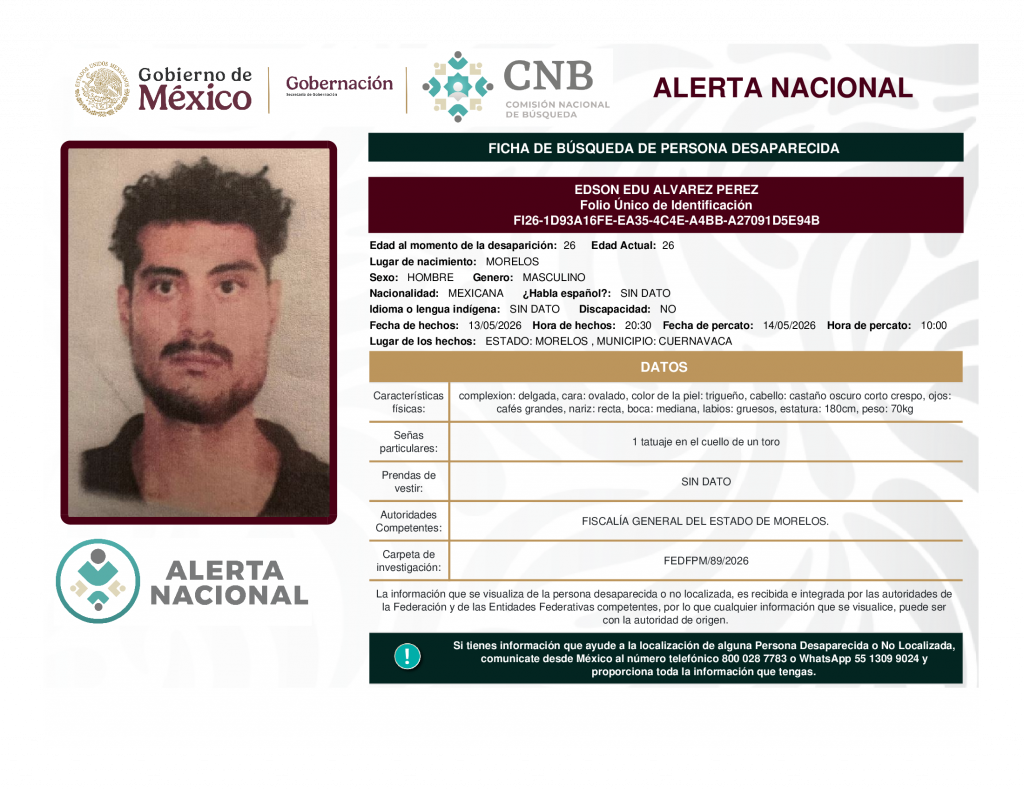EDSON EDU ALVAREZ PEREZ