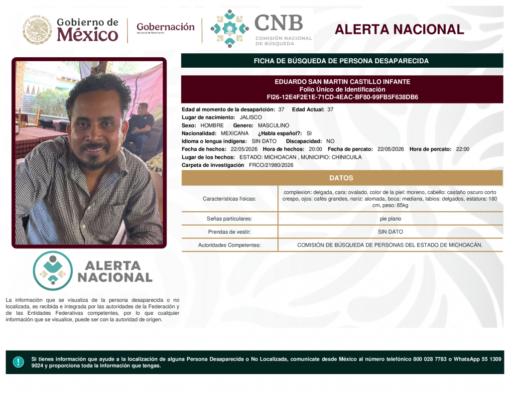 EDUARDO SAN MARTIN CASTILLO INFANTE