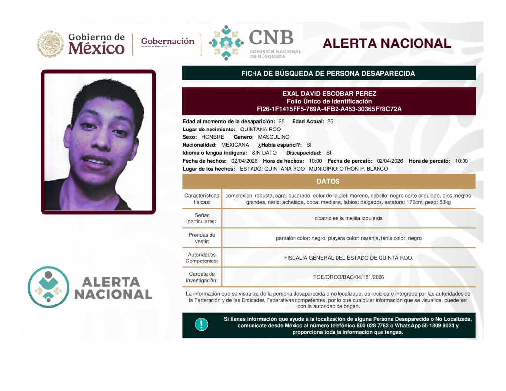 EXAL DAVID ESCOBAR PEREZ