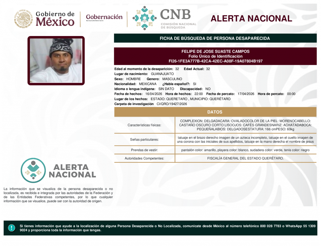 FELIPE DE JOSE SUASTE CAMPOS