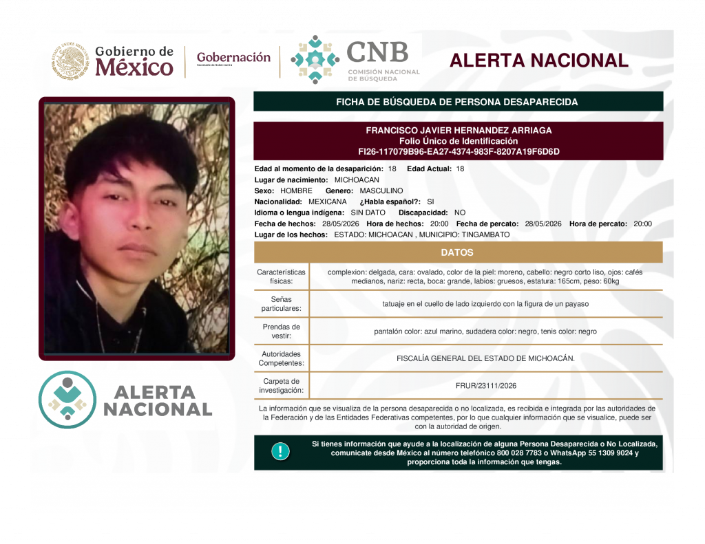 FRANCISCO JAVIER HERNANDEZ ARRIAGA