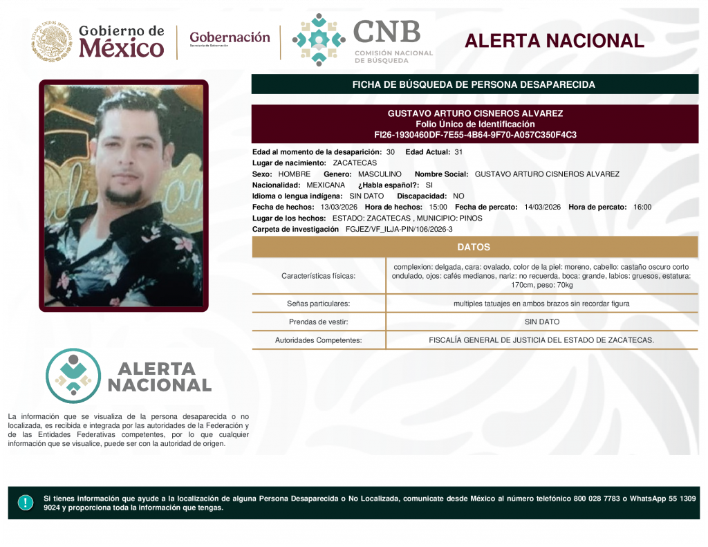 GUSTAVO ARTURO CISNEROS ALVAREZ