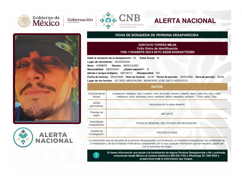 GUSTAVO TORRES MEJIA