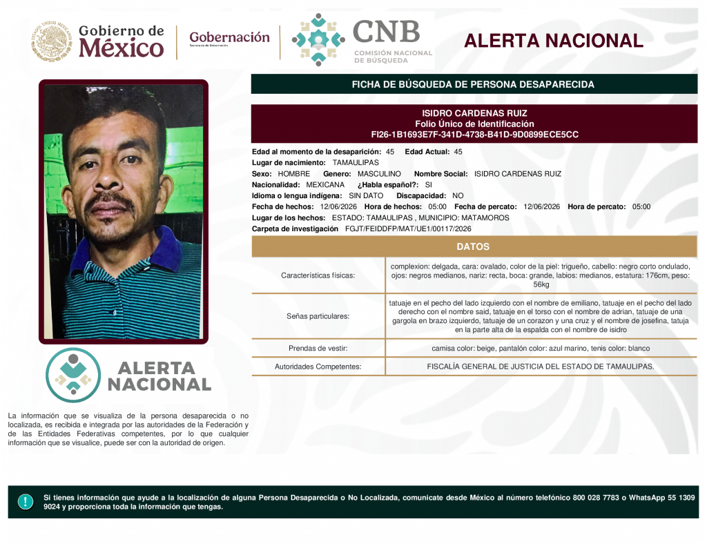 ISIDRO CARDENAS RUIZ