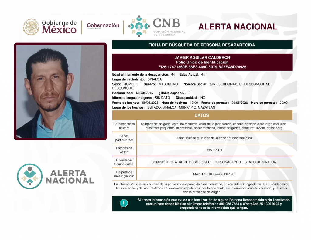 JAVIER AGUILAR CALDERON