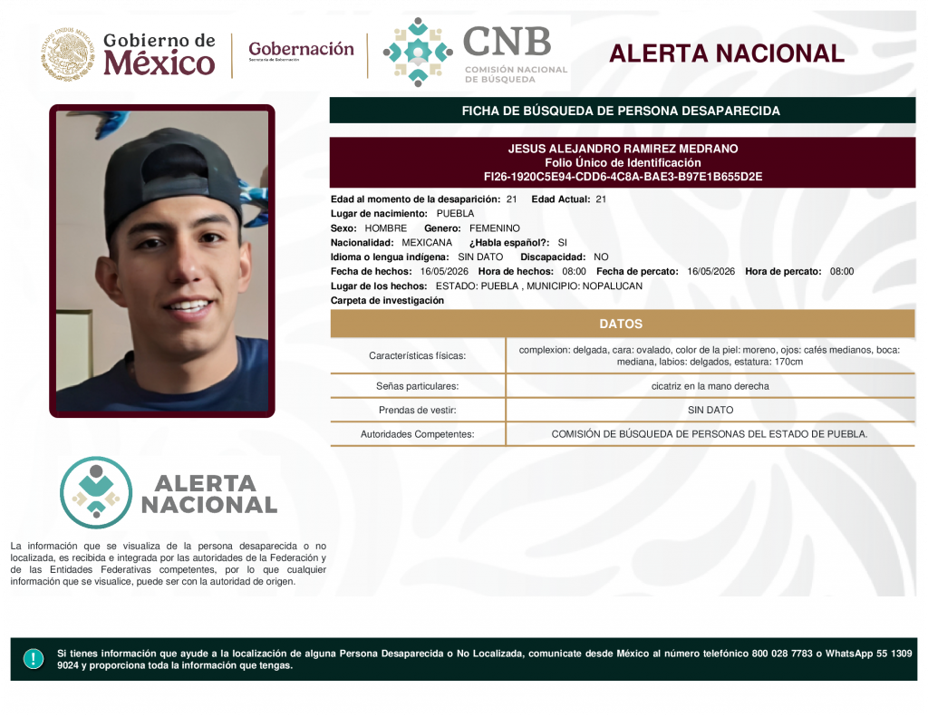 JESUS ALEJANDRO RAMIREZ MEDRANO