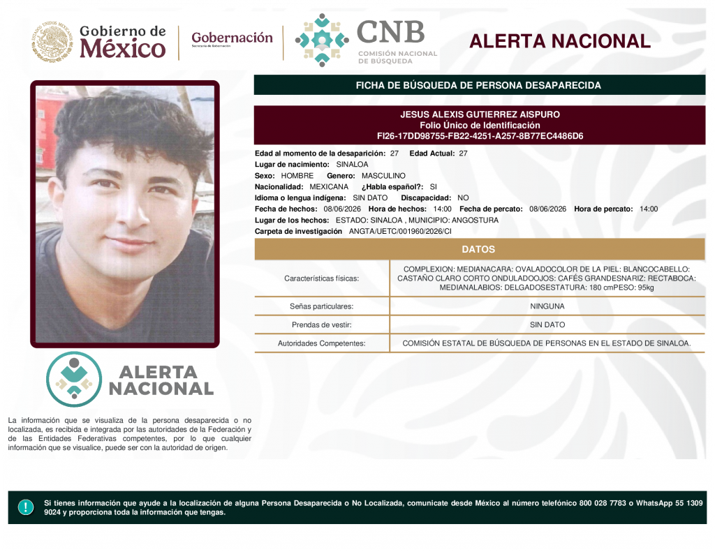 JESUS ALEXIS GUTIERREZ AISPURO