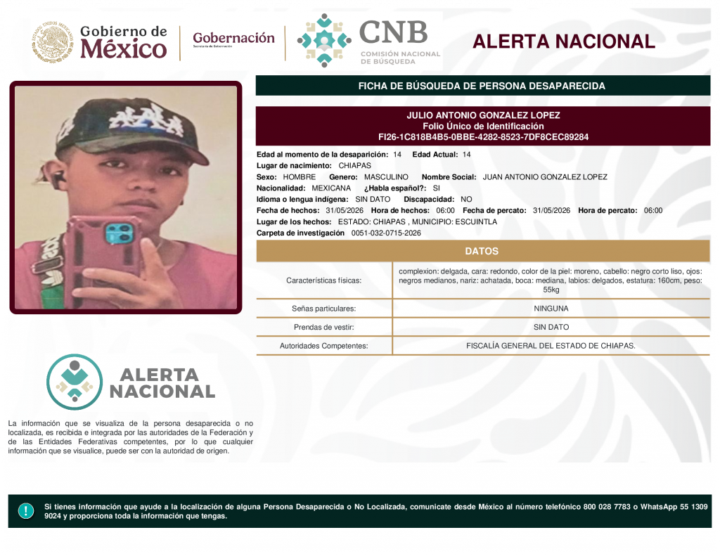 JULIAN ANTONIO GONZALEZ LOPEZ