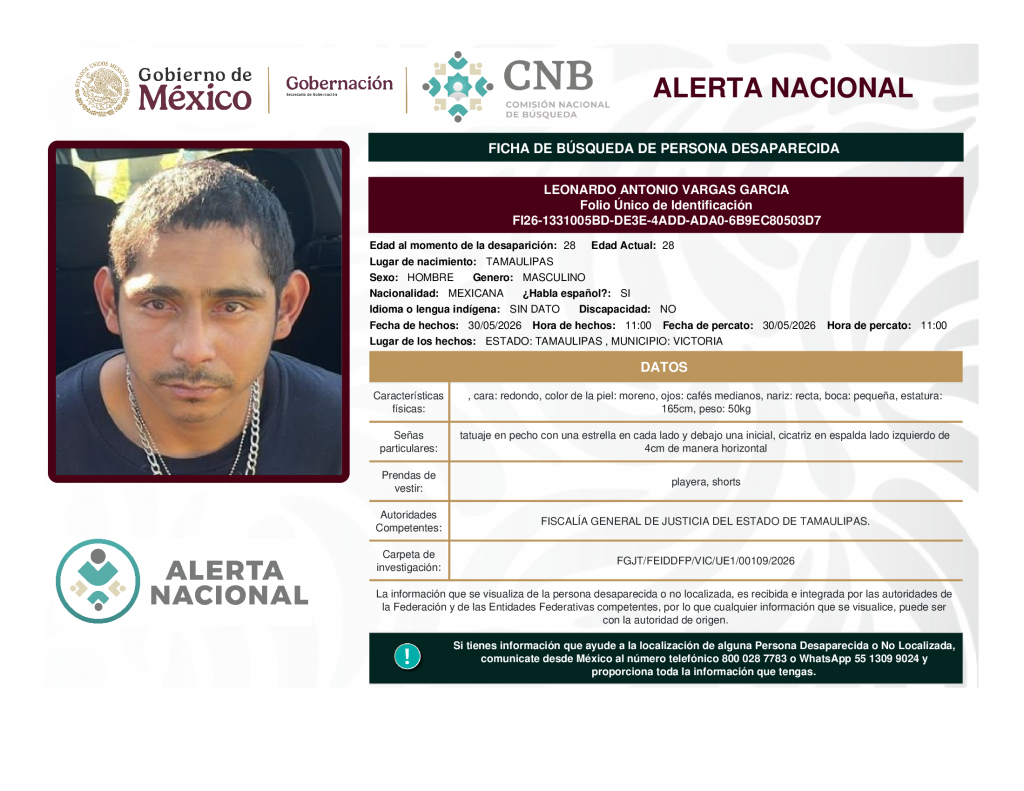 LEONARDO ANTONIO VARGAS GARCIA