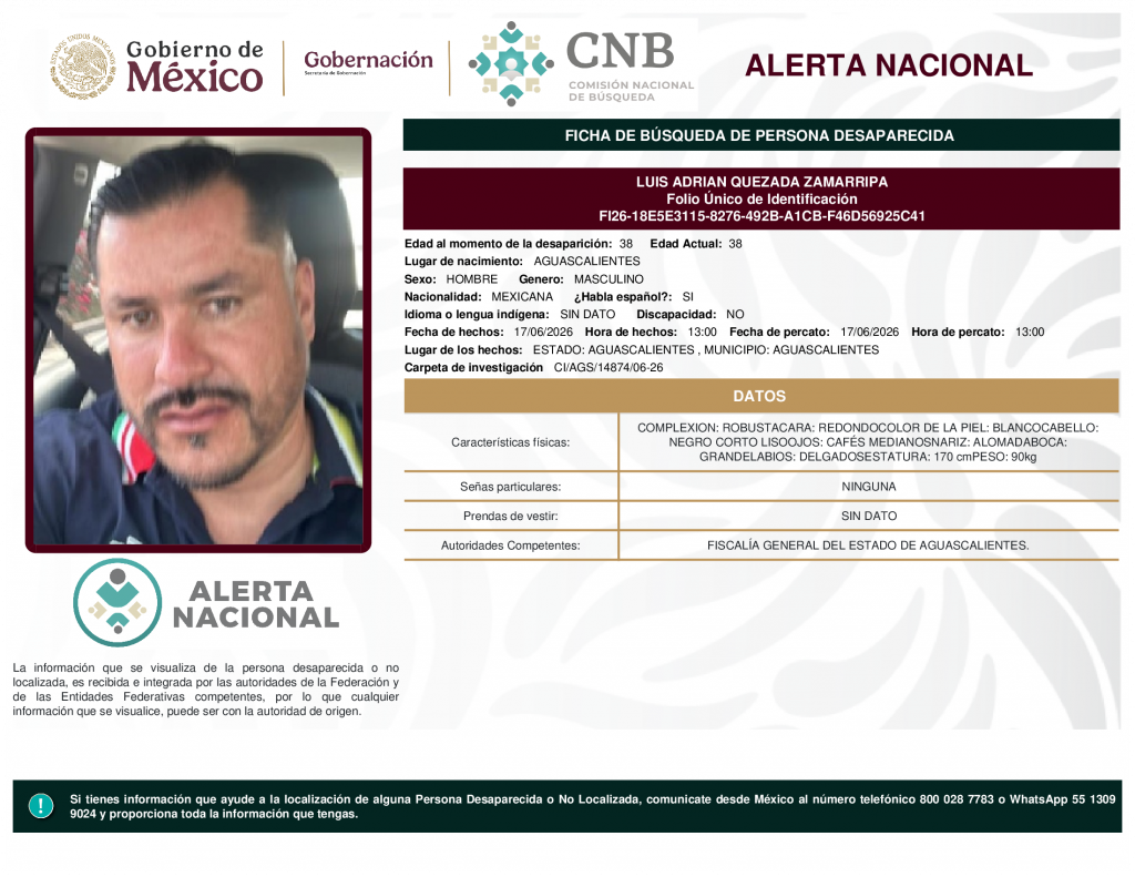 LUIS ADRIAN QUEZADA ZAMARRIPA