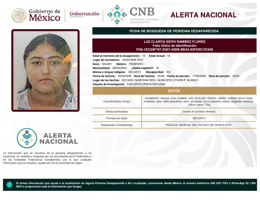 LUZ CLARITA EDITH RAMIREZ FLORES