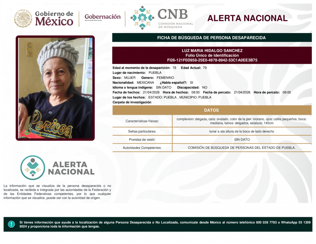 LUZ MARIA HIDALGO SANCHEZ